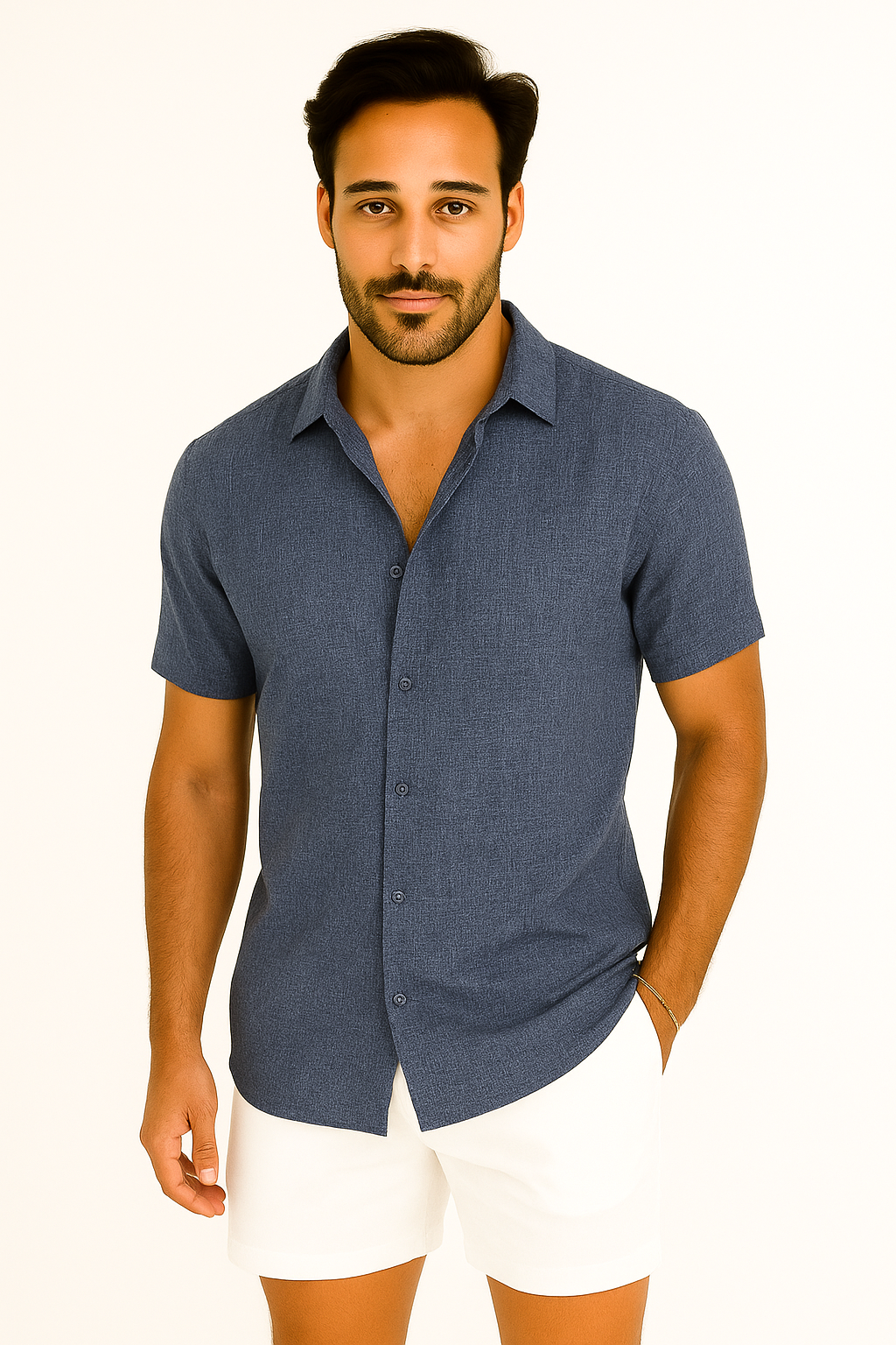 Chemise à Manches Courtes Légère - Confort et Style pour Été