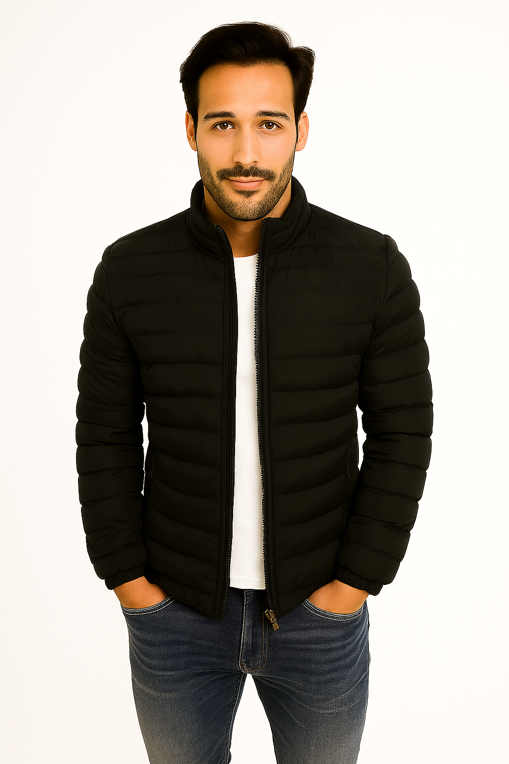 Veste d'été élégante pour hommes - Coupe moderne et légère pour soirées fraîches