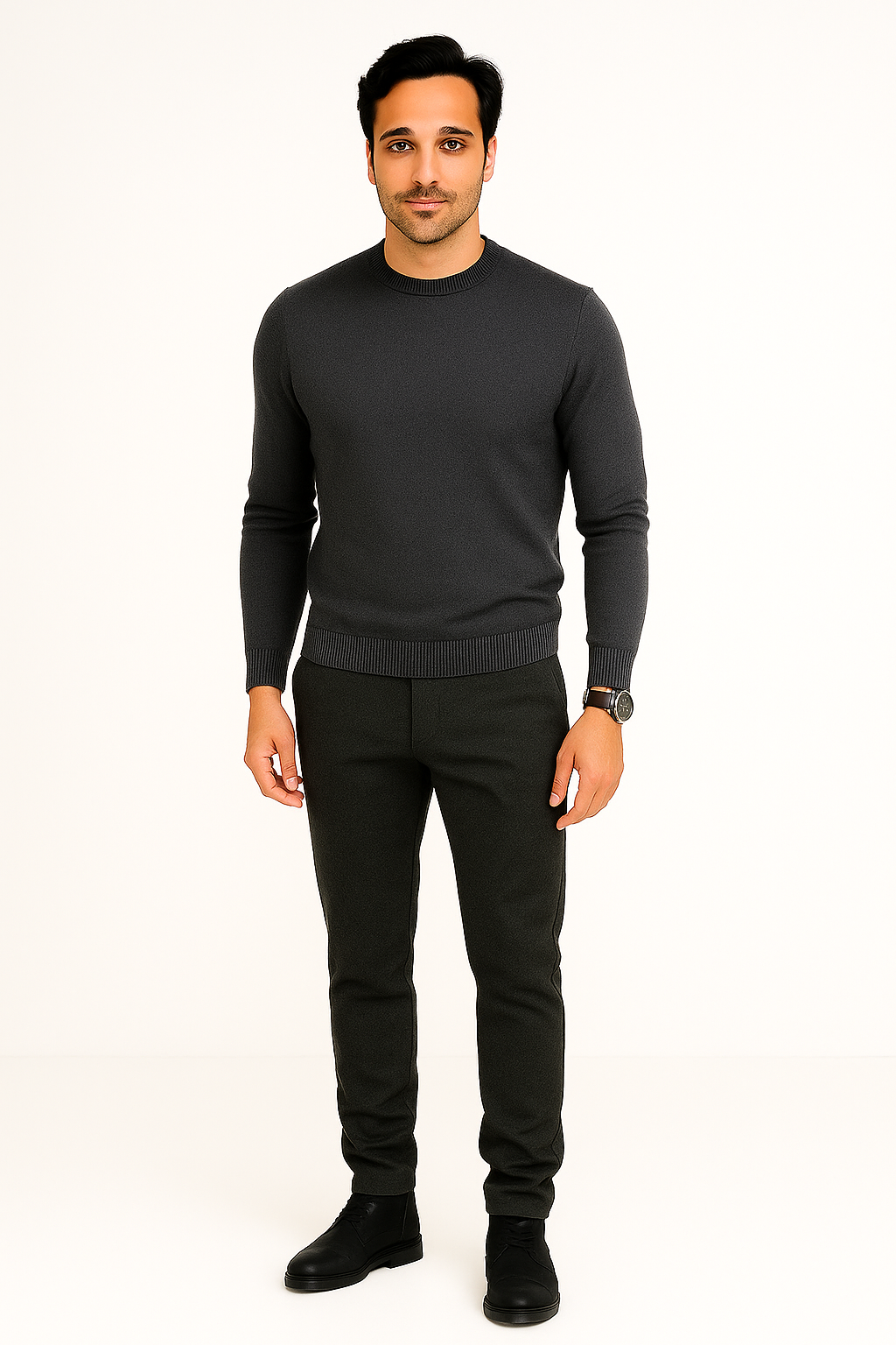Pantalon Tailleur Sophistiqué - Coupe Précise et Tissu de Qualité