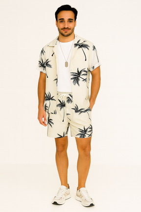 Ensemble Tropical Chic pour Été - Confort Léger et Style Coordonné