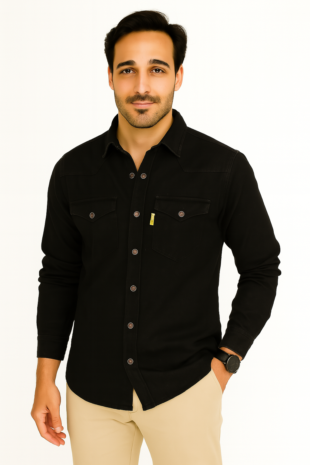Chemise Classique pour Hommes - Élégance Contemporaine et Confort Durable
