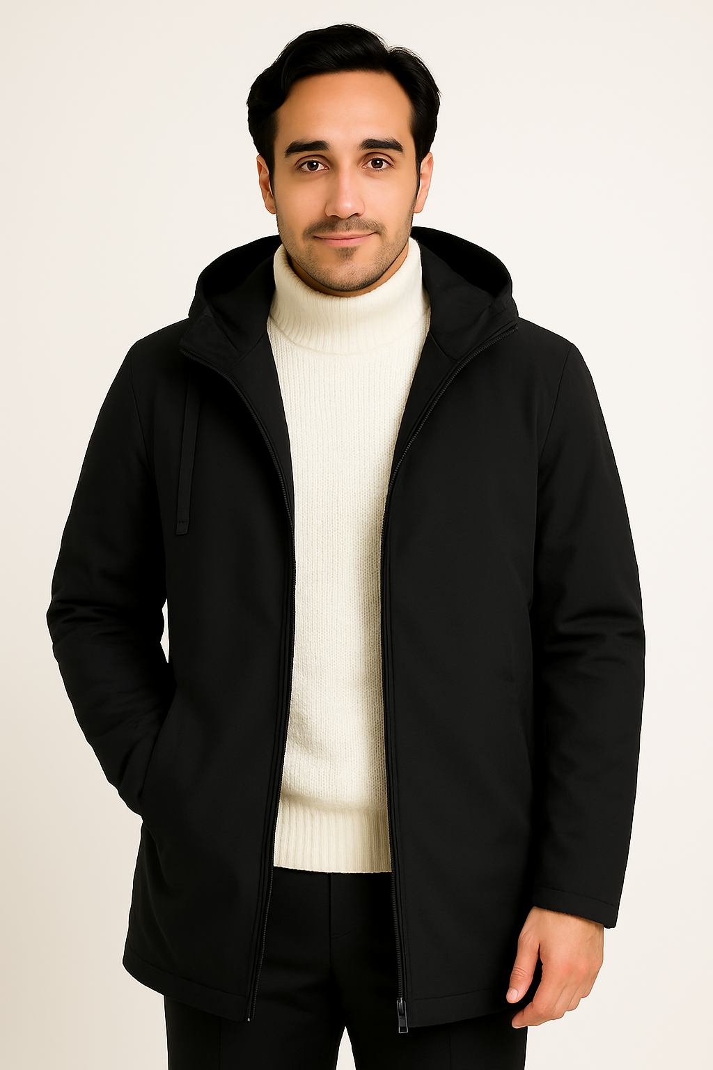Manteau d'hiver Imperméable pour Hommes - Élégance et Chaleur en Conditions Froides