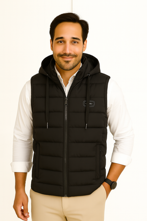 Gilet Chauffant Léger pour Hommes - Confort, Mobilité et Style Élégant