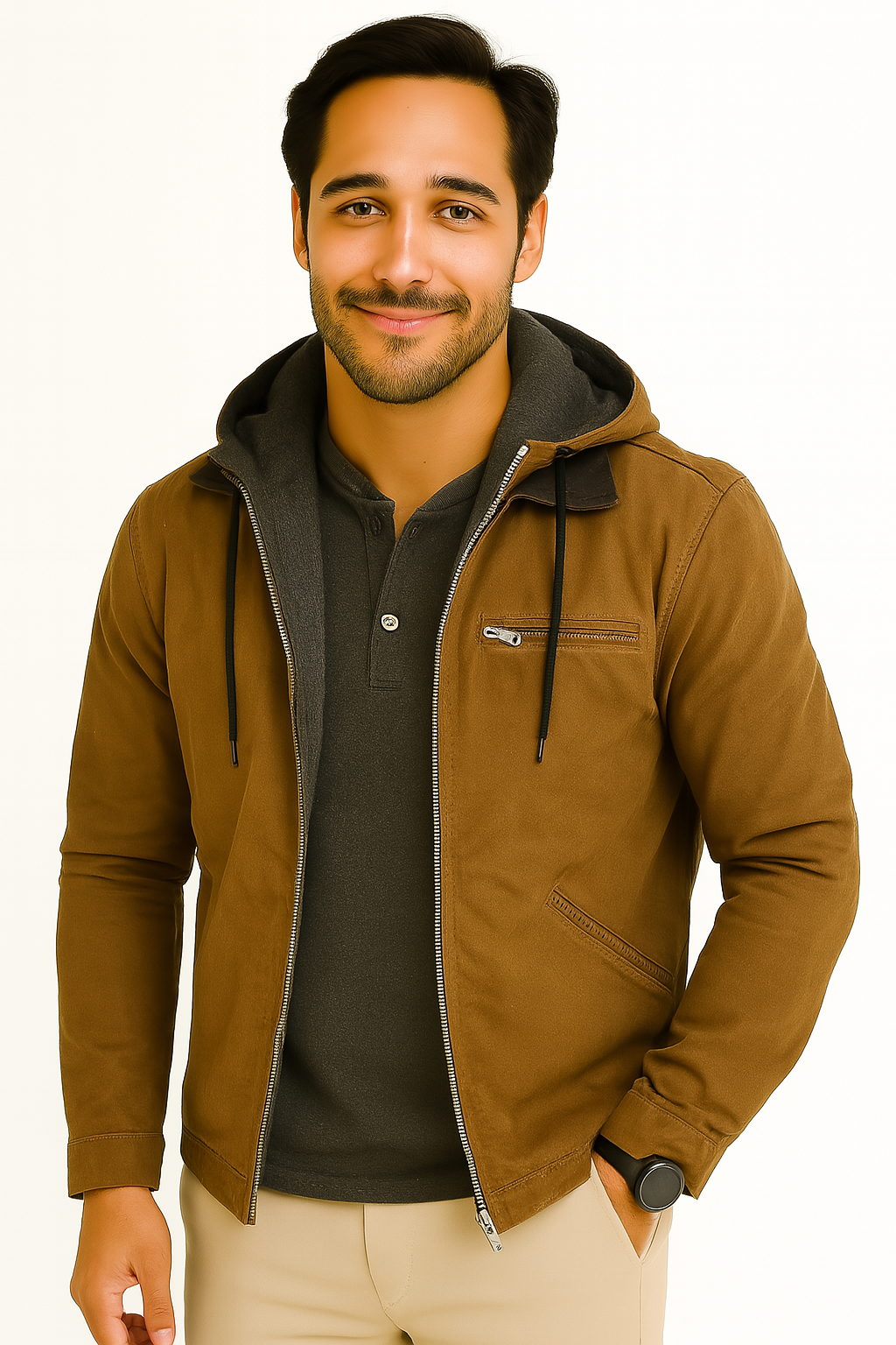 Veste à Capuche Moderne et Stylée - Confort et Style pour Toutes Saisons