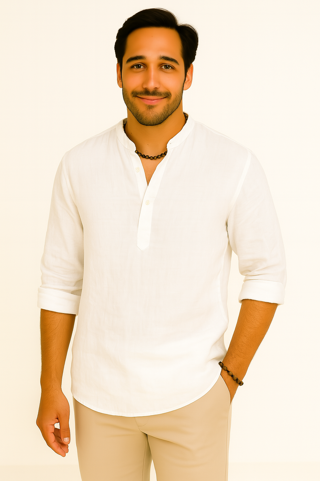 Chemise Habillée à Manches Longues pour Hommes - Confort Premium et Style Élégant