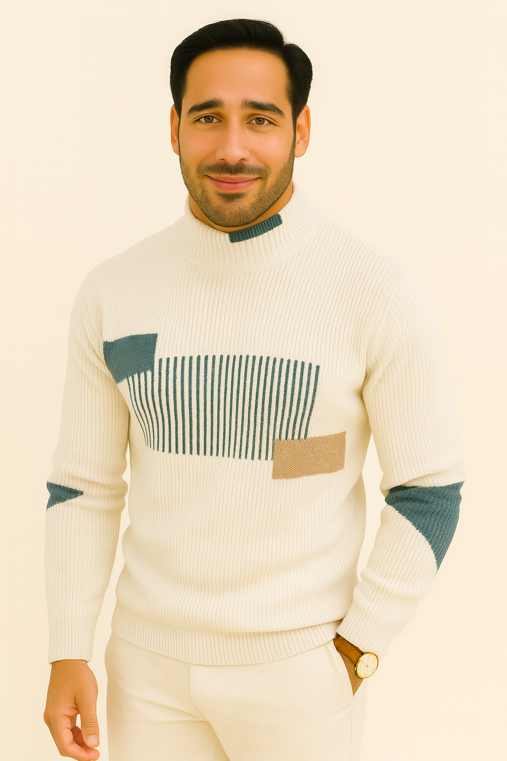 Pull Confortable Classique pour Hommes - Style Polyvalent et Confort Supérieur