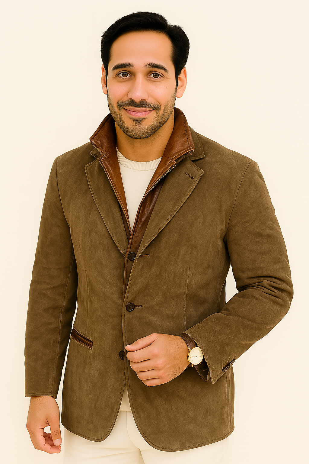Veste en Suède Douce pour Femmes - Élégance Vintage et Confort Optimal