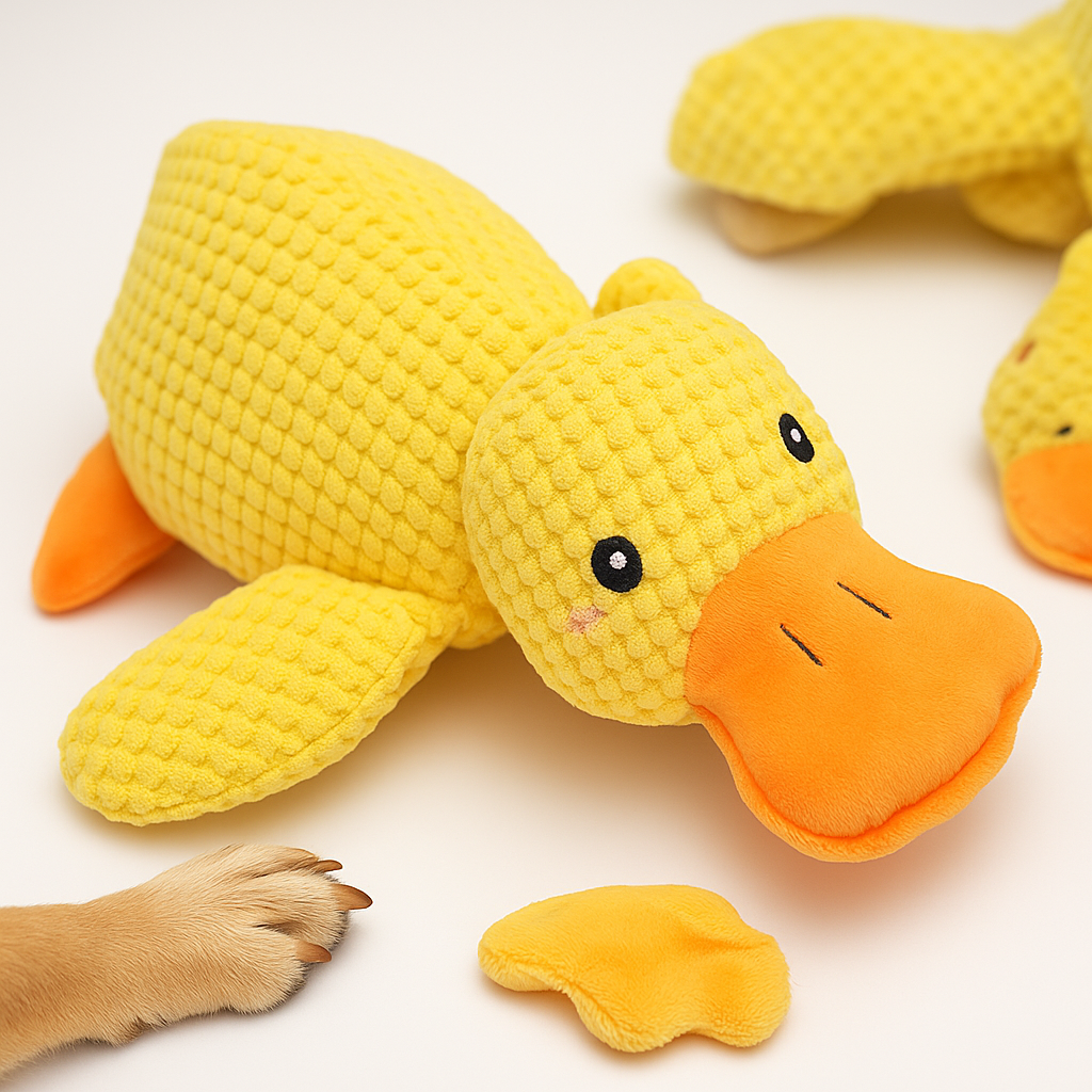 Jouet pour Chien en Peluche - Doux, Durable et Avec Couinement