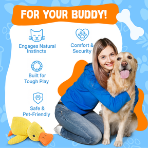 Jouet pour Chien en Peluche - Doux, Durable et Avec Couinement