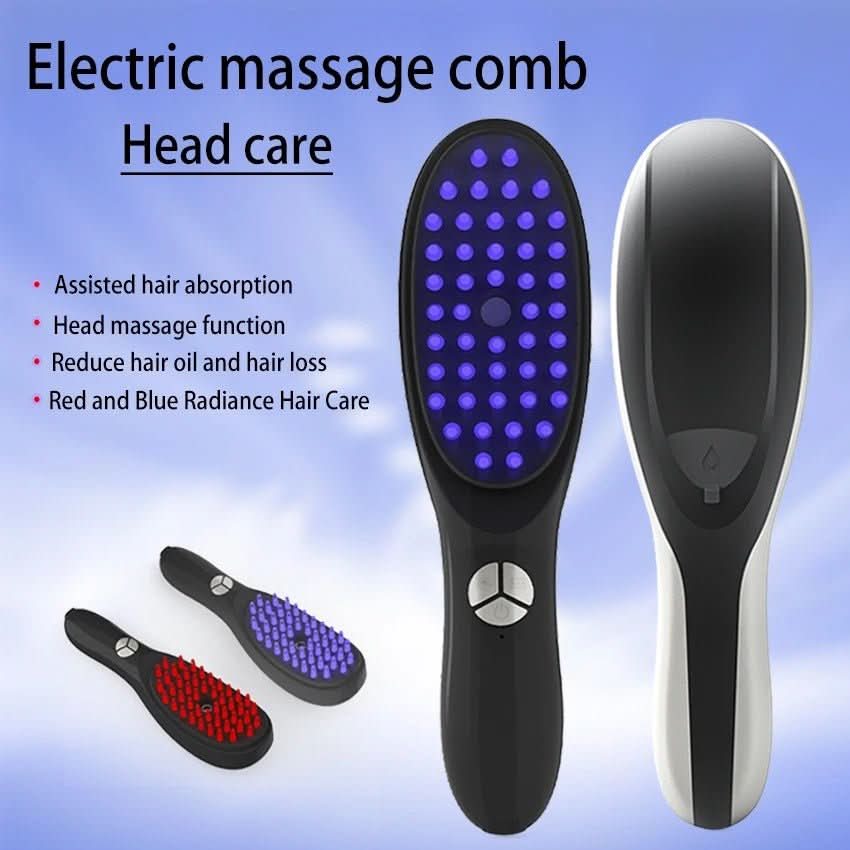Brosse à Cheveux Multifonctionnelle 5-en-1 - Massage du Cuir Chevelu et Hydratation