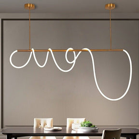 Suspension LED Contemporaine - Design Élégant et Flexible