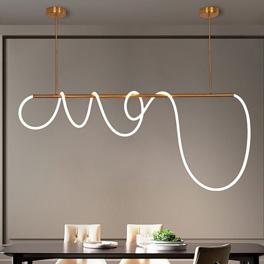 Suspension LED Contemporaine - Design Élégant et Flexible