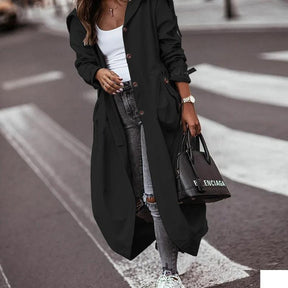 Manteau Imperméable Long pour Femmes - Chic et Léger pour le Printemps