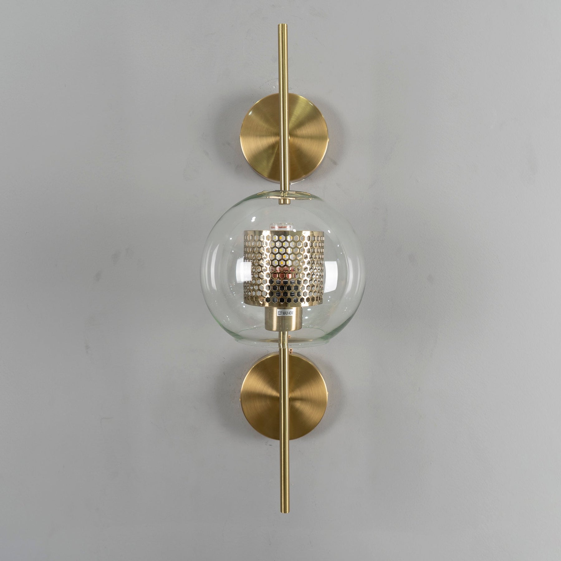 Applique Murale en Verre Éclairée - Éclairage Élégant et Durable