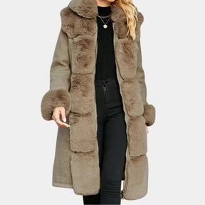 Manteau d'hiver en Peluche - Élégance et Confort pour Femmes