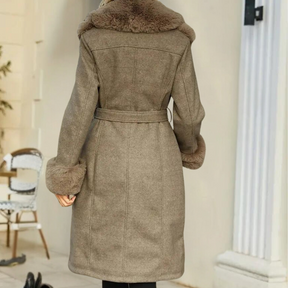 Manteau d'hiver en Peluche - Élégance et Confort pour Femmes