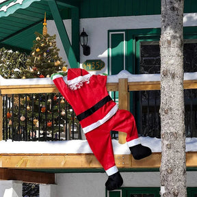 Décoration de Noël Santa Suspendue - Touche Festive et Luxueuse pour Intérieurs