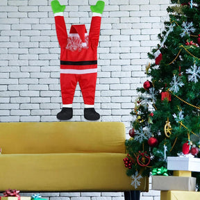 Décoration de Noël Santa Suspendue - Touche Festive et Luxueuse pour Intérieurs