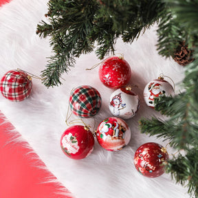 Ornements de Noël Élégants - Décoration Festive et Durable