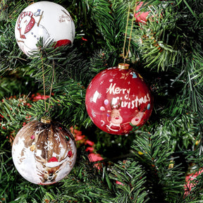 Ornements de Noël Élégants - Décoration Festive et Durable