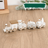 Train de Noël en Bois - Décoration Festive et Ludique