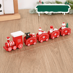 Train de Noël en Bois - Décoration Festive et Ludique