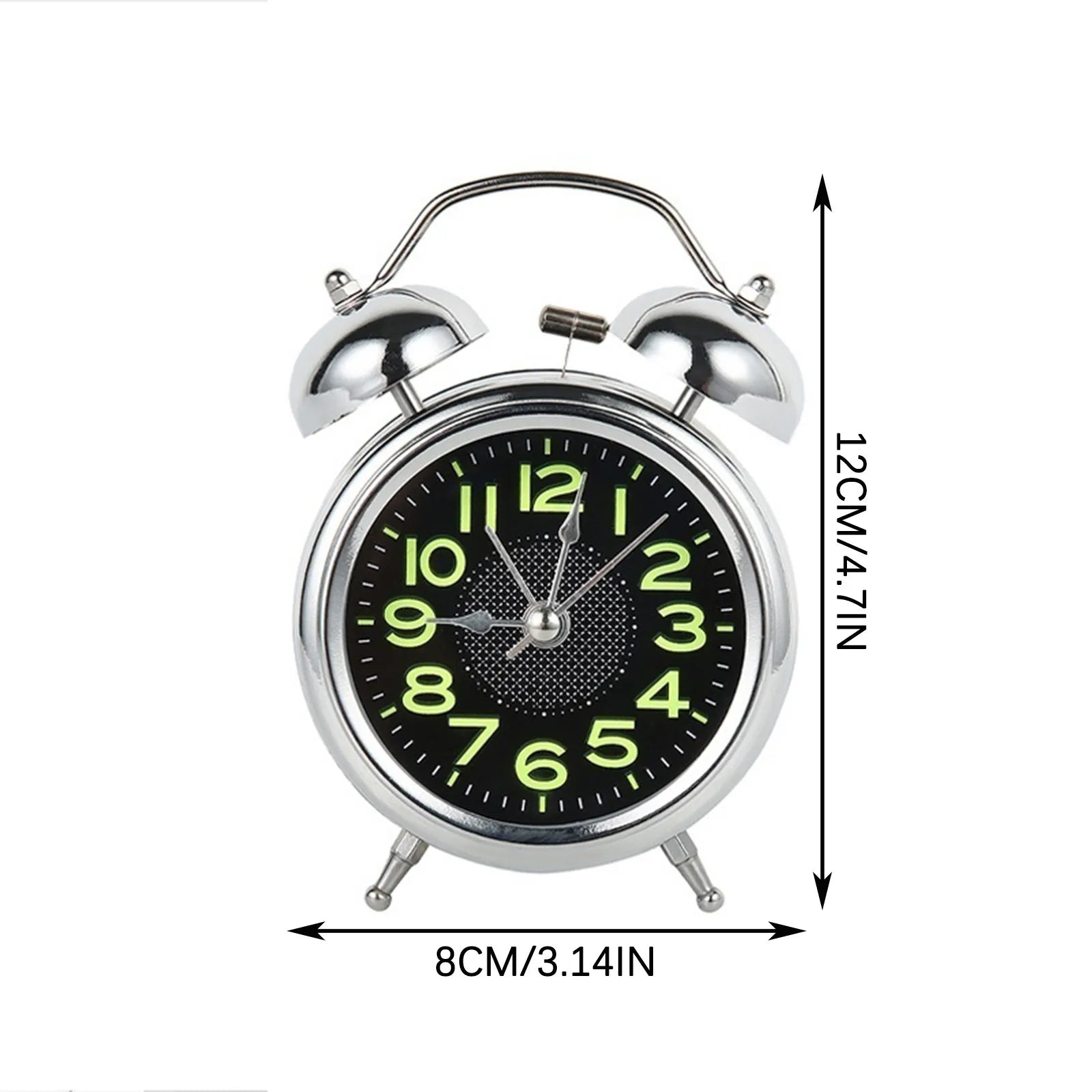 Réveil Fort pour Dormeurs Lourd | Design Rétro à Double Cloches