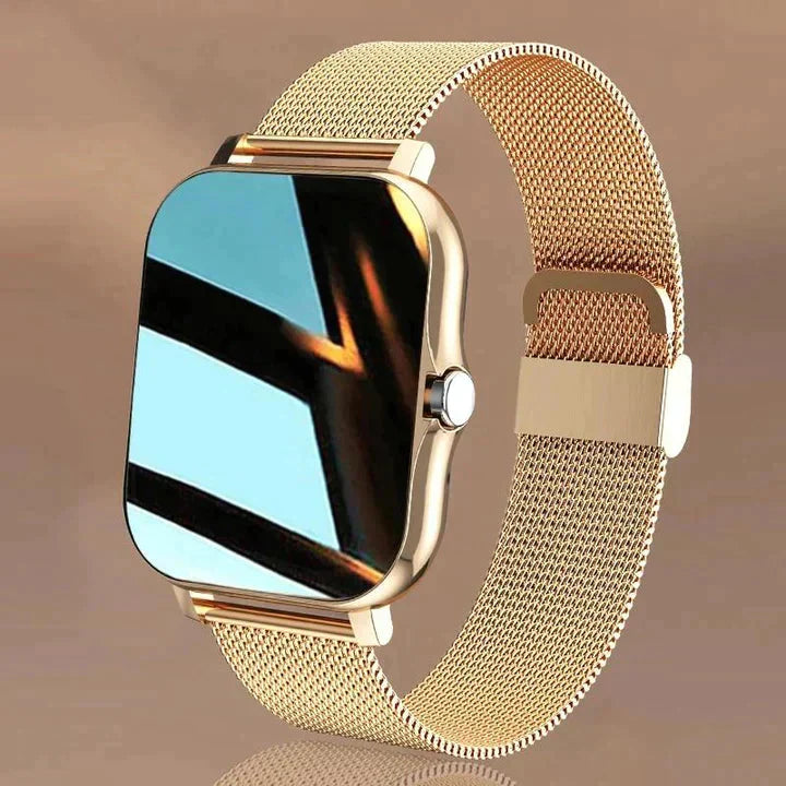 Montre Intelligente de Luxe - Suivi de Santé et Fitness Précis