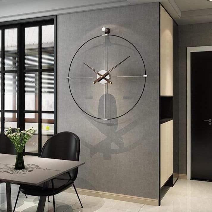 Horloge Murale Moderne Oversized | Design Élégant pour Intérieurs Contemporains
