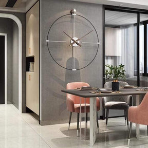 Horloge Murale Moderne Oversized | Design Élégant pour Intérieurs Contemporains