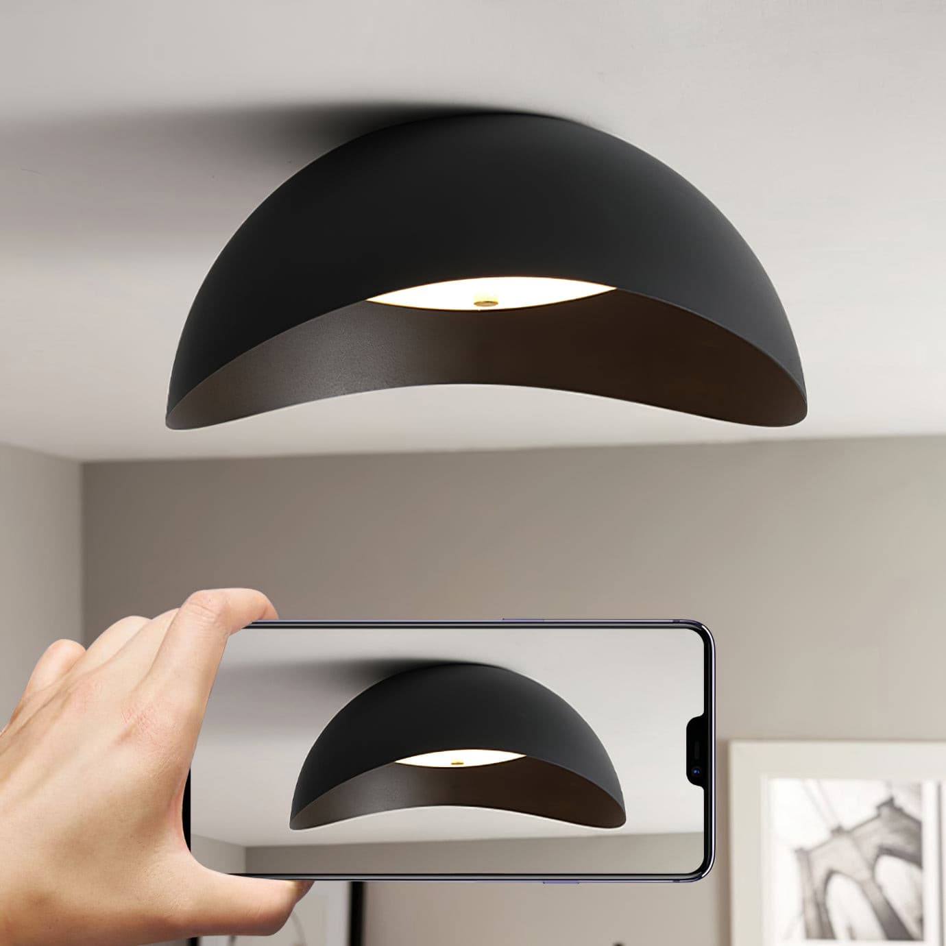 Lampe de Plafond LED Moderne - Design Élégant en Halo et Économie d'Énergie