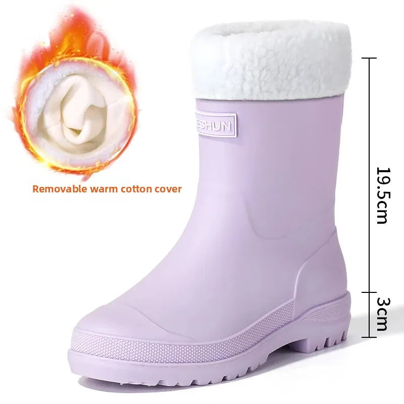 Bottes de Pluie Imperméables pour Femmes - Élégance et Confort par Tous les Temps