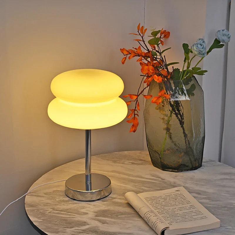 Lampe de Table en Verre - Design Épuré et Élégant