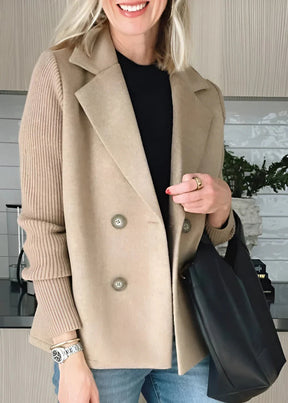 Manteau Croisé Femme Chic - Élégance et Confort pour l'Hiver