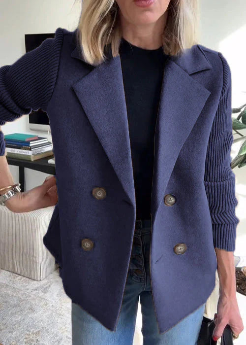 Manteau Croisé Femme Chic - Élégance et Confort pour l'Hiver