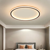 Lampe de Plafond Scandinave Ronde - Design Élégant et Atmosphère Chaleureuse