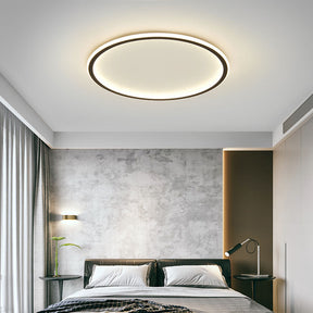 Lampe de Plafond Scandinave Ronde - Design Élégant et Atmosphère Chaleureuse