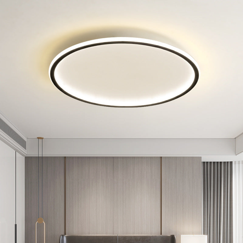 Lampe de Plafond Scandinave Ronde - Design Élégant et Atmosphère Chaleureuse