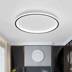 Lampe de Plafond Scandinave Ronde - Design Élégant et Atmosphère Chaleureuse