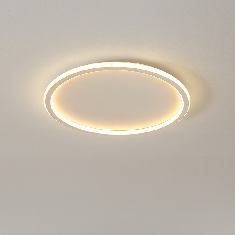 Lampe de Plafond Scandinave Ronde - Design Élégant et Atmosphère Chaleureuse