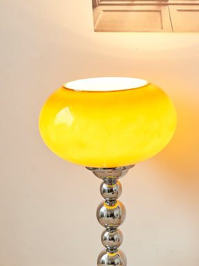 Lampe de Table Futuriste en Verre - Design Élégant avec Finition Chrome