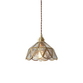 Suspension en Verre Vintage - Élégance Intemporelle et Chaleur Ambiante