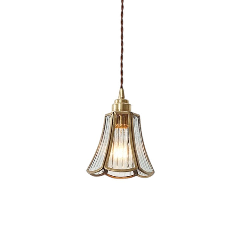 Suspension en Verre Vintage - Élégance Intemporelle et Chaleur Ambiante