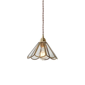 Suspension en Verre Vintage - Élégance Intemporelle et Chaleur Ambiante