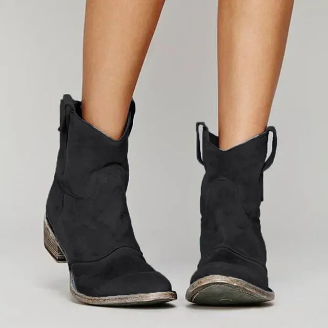 Bottes de Cowboy Classiques pour Femmes - Style Western et Confort Ultime