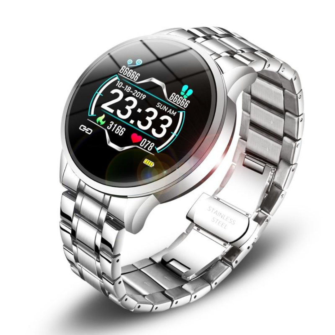 Montre Intelligente Classique - Suivi de la Santé et Notifications