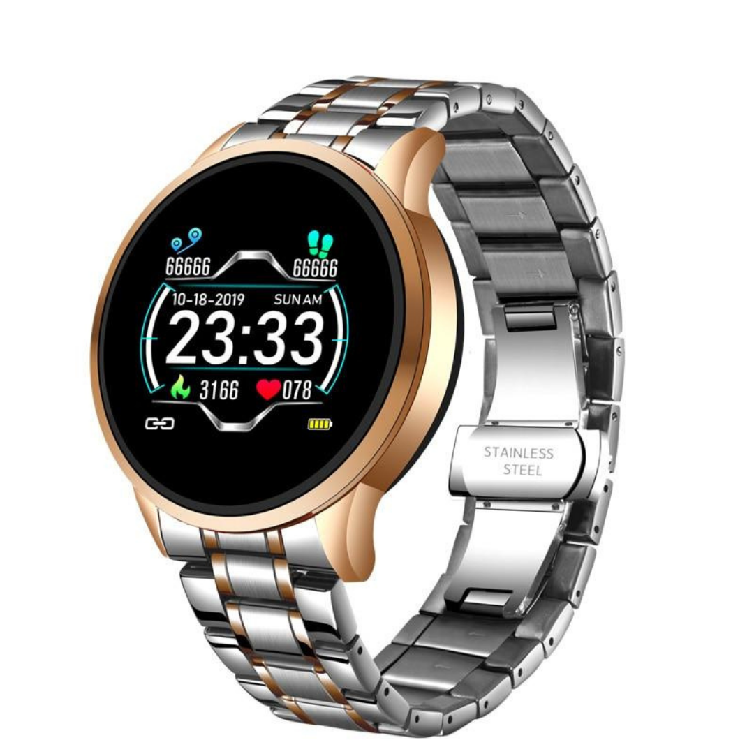 Montre Intelligente Classique - Suivi de la Santé et Notifications