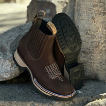 Bottes de Cowboy Unisexes en Cuir - Style Western Confortable et Durable