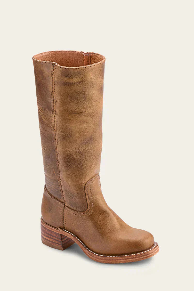 Bottes en Cuir Hautes pour Femmes - Design Durable et Confort Optimal