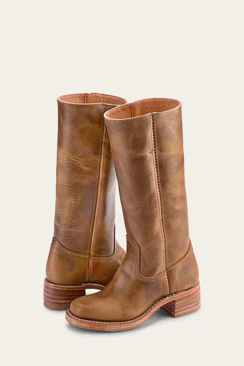 Bottes en Cuir Hautes pour Femmes - Design Durable et Confort Optimal